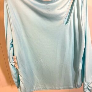 NWT XL ProPlayer Blue long sleeve athletic shirt